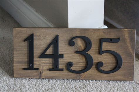 rusticm metal house numbers|8 inch wooden house numbers.